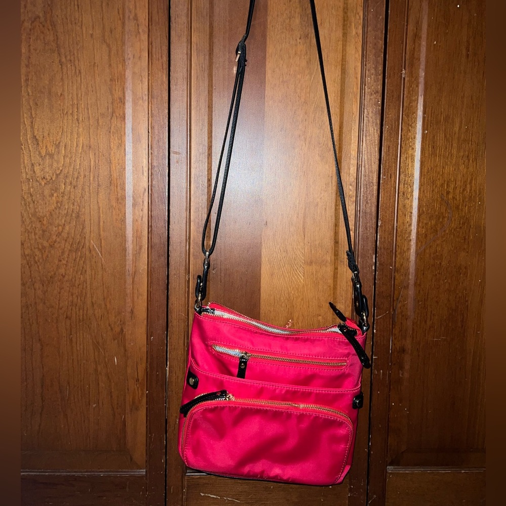 Kate and Alex red crossbody purse